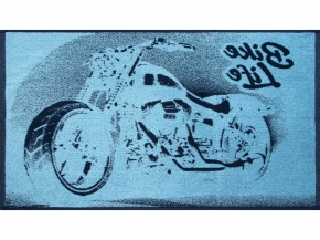 6с103.412ж1 Bike Life(т.синий2) Полотенце махровое 50х90см