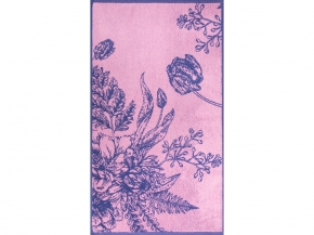 6с103.412ж1 Очарование(пурпурн3) Полотенце махровое 50х90см