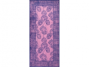 6с102.411ж1 Весенний напев(пурпурн3) Полотенце махровое 67х150см