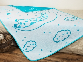 5с081.400.1 Сладких снов (Бирюза10) Плед 103х160 см