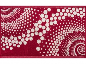 1с105.413ж1 Вселенная(бордо) Полотенце махровое 50х30 см