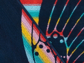 6с102.411ж1 Бархатный сезон (т.радужка) Полотенце махровое 67х150см