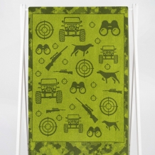 6с102.411ж1 Охотнику(болотный1) Полотенце махровое 67х150см