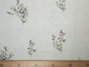 Ткань бельевая арт.17с-3ЯК п/лен наб лен 30%, хл.70%, пл.145г рис. Букетики, 220см