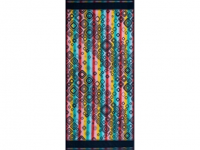 6с102.411ж1 Мишель (т. радужка) Полотенце махровое 67х150см