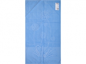 6с103.412ж1 Винтажные цветы (Голубой10) Полотенце махровое 50х90см