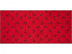 6с102.411ж1 Якоря(т.зеленый1) Полотенце махровое 67х150см