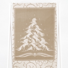 6с102.511ж2 Лошадиная елка(лен3) Полотенце махровое 67х150см