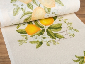 Полотенечная ткань ваф. арт. 60 наб. гр рис. 29313/1 Лимоны, 50см