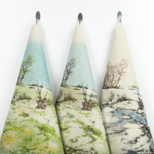 24С112-ШР/р.п./фкор Комплект полотенец из 3 шт 46*60 "От марта до мая-3" цв. 1 рис. 34