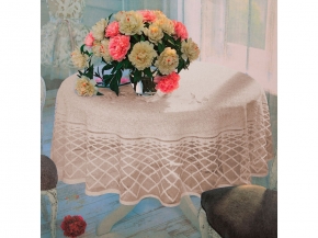 Д228Ка СКАТЕРТЬ ДЕКОРАТИВНАЯ 2966  розовый 2.40 м*2.35 м рис. Д228Ка