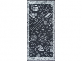 6с102.411ж1 Атрибуты бани(антрацит) Полотенце махровое 67х150см