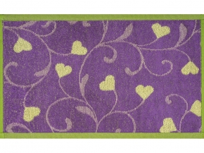 1с105.413ж1 Сердца-винтаж(3-сирень4) Полотенце махровое 50х30 см