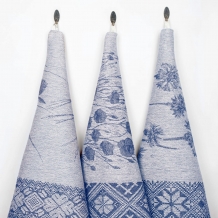 23С54-ШР+К/ф.кор. Комплект полотенец из 3 шт 46*69 "РБ Цветы полей-3" цв. 2 рис. 448