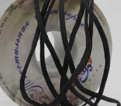 5мм. 1С39-Г50 (рис.6387) ШНУР ОБУВНОЙ 5мм, черный (рул.200м)