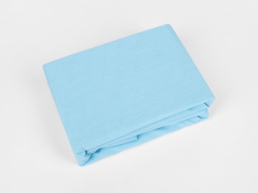 2994/0-БЧ Простыня на резинке 200*180*25 рис. 14-4313 цв. голубой