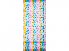 6с102.411ж1 Тропикана (белая радужка) Полотенце махровое 67х150см