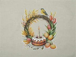 22С142-ШР+К/п.р. 45*60 Полотенце "Пасхальный венок" цв. 1 рис. 1345