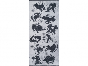 6с102.411ж1 Знаки зодиака (графит) Полотенце махровое 67х150см