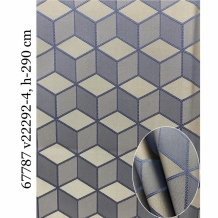 Ткань для портьер жаккард Куб (V.22292-4), 289см