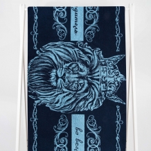 6с102.411ж1 Победитель во всем(темно-син4) Полотенце махровое 67х150см