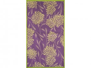 6с103.412ж1 Арт-хризантемы(3-сирень4) Полотенце махровое 50х90см