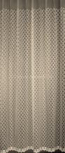 3.00м Сетка вышивка  B38 GIZA (V3-KREM KREM) кремовый, ширина 300см
