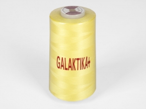 Нитки П/Э 40/2 (5000 ярдов) "GALAKTIKA+" желтый светлый*134