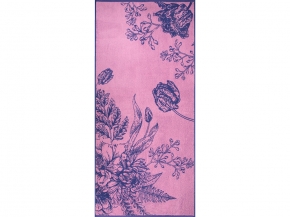 6с102.411ж1 Очарование(пурпурн3) Полотенце махровое 67х150см