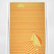 8с22.112ж1 По волнам (персик2) Полотенце х/б 104х175см