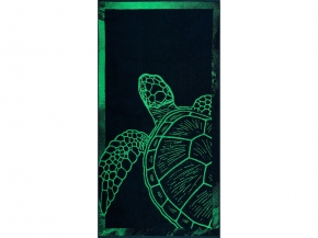 6с102.413ж1 Морская черепаха(темн-син7) Полотенце махровое 81х160см