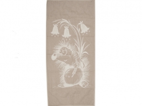 6с102.511ж2 Ежик (лен3) Полотенце махровое 67х150см