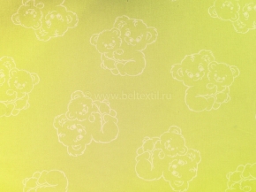 2716-БЧ 1.5 спальный комплект Мишки рис 5041-02 желтый