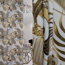 Ткань блэкаут T EL 9761-02/280 P BL Pech, 280см