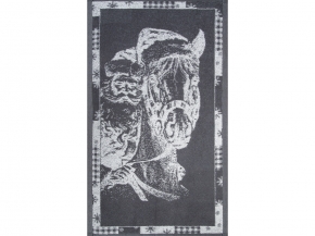 6с104.411ж1 Мороз-наездник(графит5) Полотенце махровое 67х40см