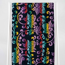 6с102.411ж1 Plaza (темно-синяя радужка) Полотенце махровое 67х150см