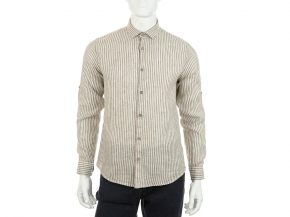 23С145-ШР/039/у 7/53 Сорочка мужская верхняя,  лен-100