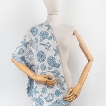 17с125-ШР/у 60*130  полотенце "Море" цв. 250 бирюза