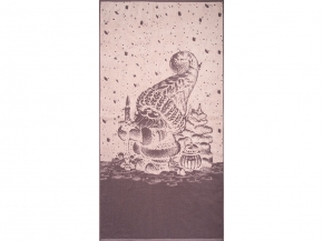 6с102.413ж1 Рождественской ночью(т.с.мальв1) Полотенце махровое 81х160см