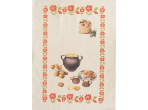22С145-ШР+К/п.р/фкор Комплект полотенец из 3 шт. 45*60 "Белорусская кухня 2 - 3" цв. 0 рис. 2
