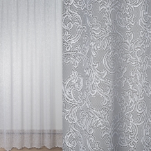 2.85м 50010051 Тюль-жаккард Lila 285 см (WHITE, W1592)