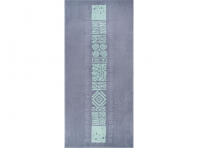 6с102.411ж1 Фреска (мятный2) Полотенце махровое 67х150см