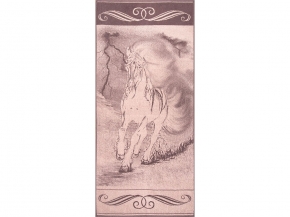 6с102.411ж1 Огненная лошадь(т.с.мальв1) Полотенце махровое 67х150см