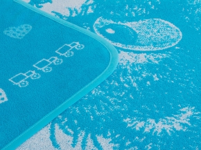 5с081.400.1 Миша (Бирюза10) Плед 103х160 см