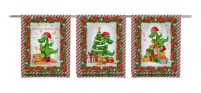 Вафельное полотно набивное арт. 149 рис. 29209/1 Новогодние подарки, 150см