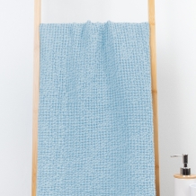 23С68-ШР/у. 75*130 Полотенце "Зефир" цв. 1459 рис. 415 голубой