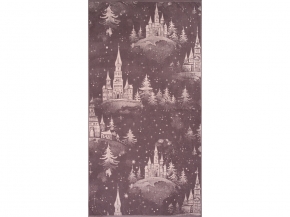 6с102.413ж1 Зимняя сказка(т.с.мальв1) Полотенце махровое 81х160см