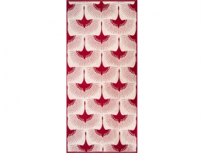 6с102.411ж1 Китайский журавль (бордо) Полотенце махровое 67х150см