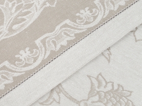 07с36 ЯК Скатерть 140*220 Французский мотив цв. серый