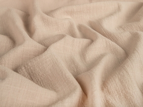 Ткань 12223/C#4 Вареный хлопок бежевый, ширина 140см